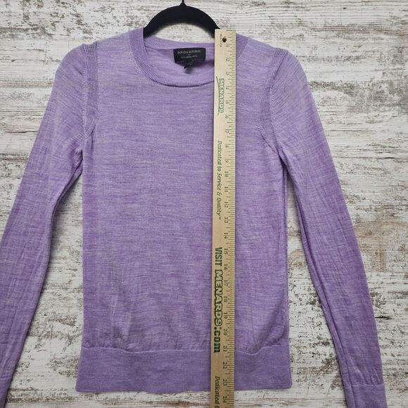 Banana Republic 100% Merino Wool Women's Sweater Size XS Lilac Spring Preppy - Picture 6 of 7